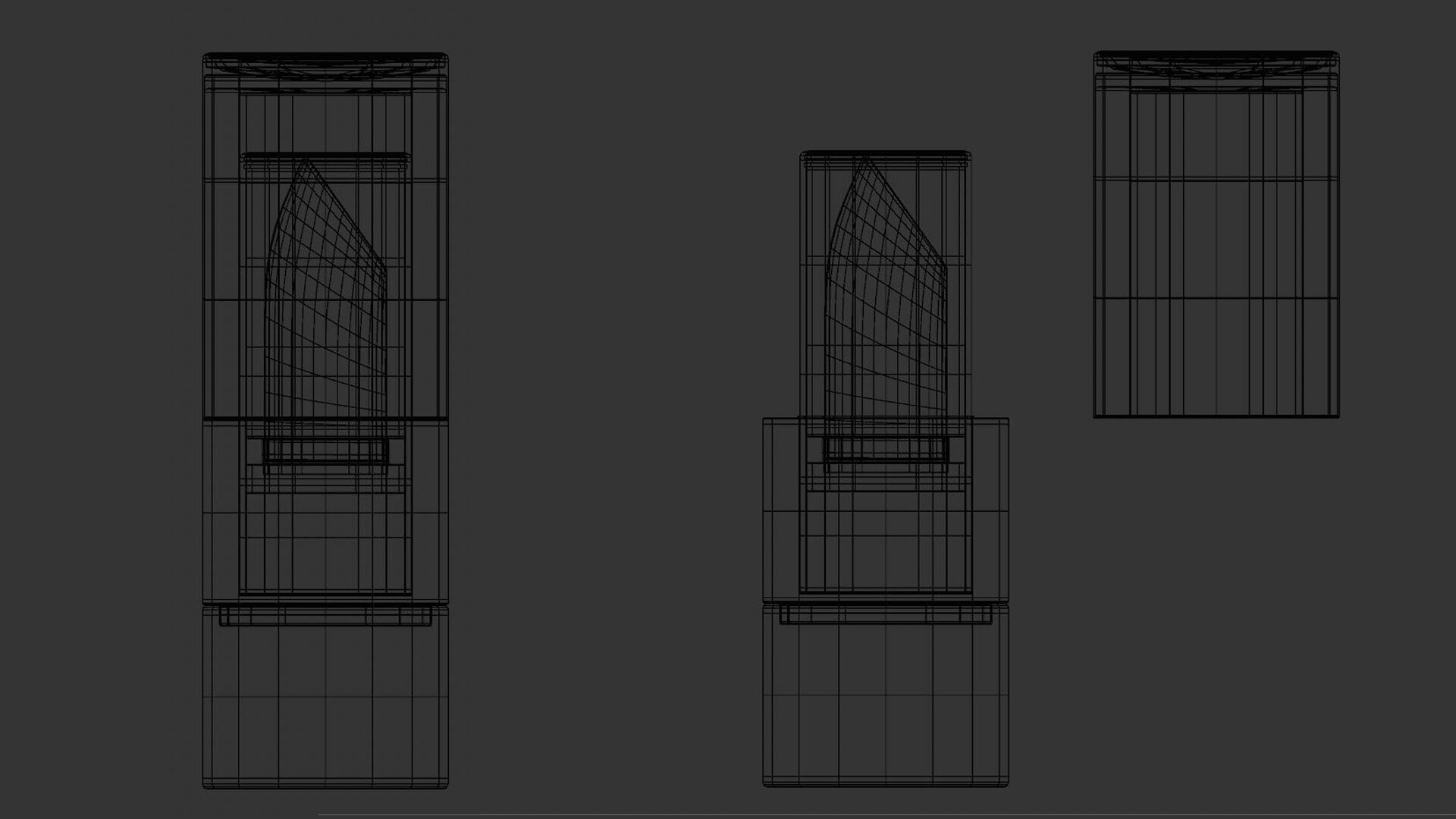 Rouge HERMES - Les mains HERMES - lipstick and polish 3D model_2