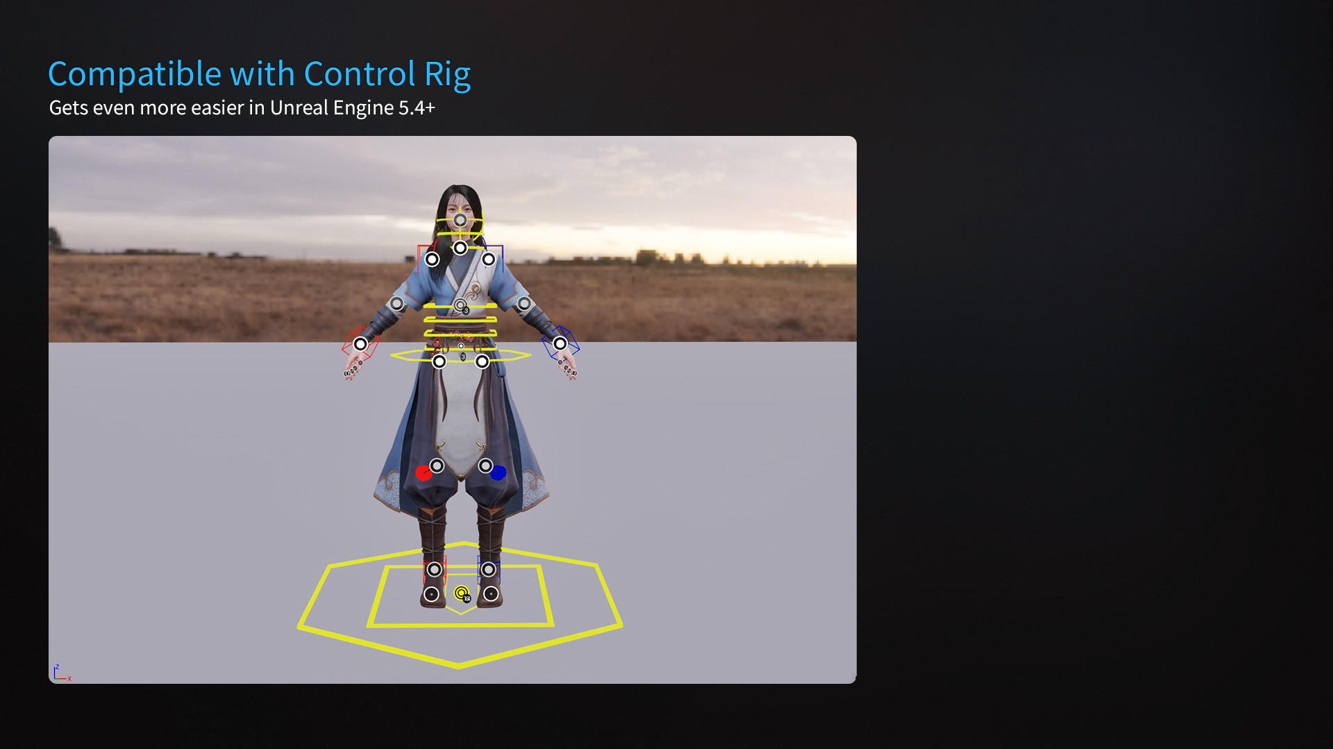 River Spirit Waterbender - Game Ready Low-poly 3D model_11