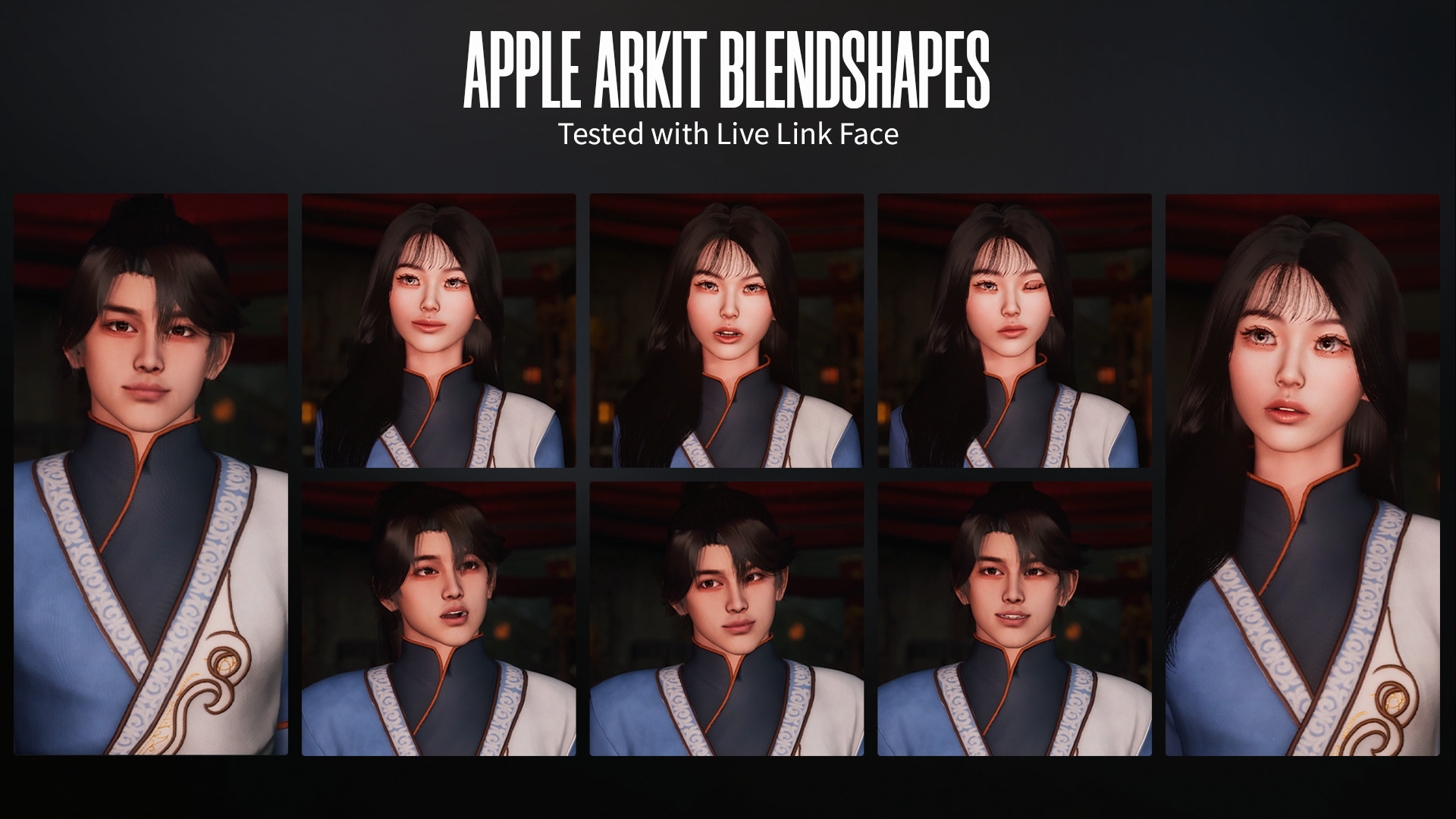 River Spirit Waterbender - Game Ready Low-poly 3D model_8