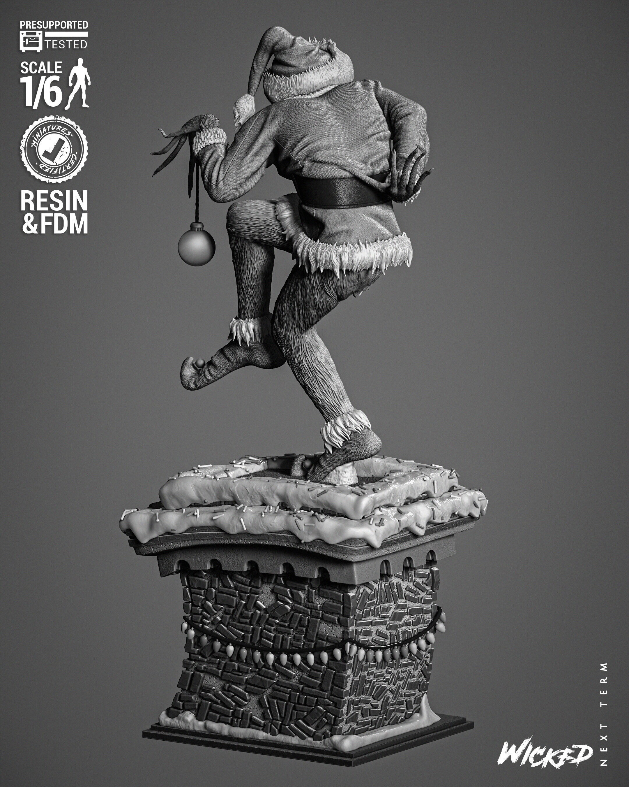 Wicked Movies Grinch Sculpture 3D print model_1