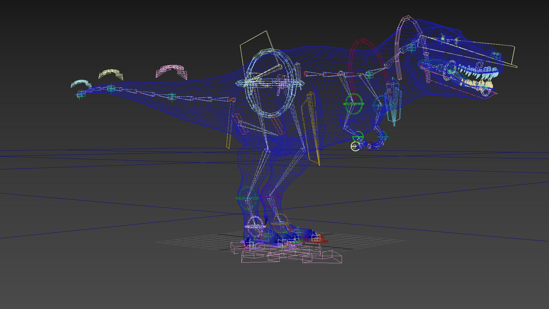 Accurate T Rex 8K - fully animated 3D model_16