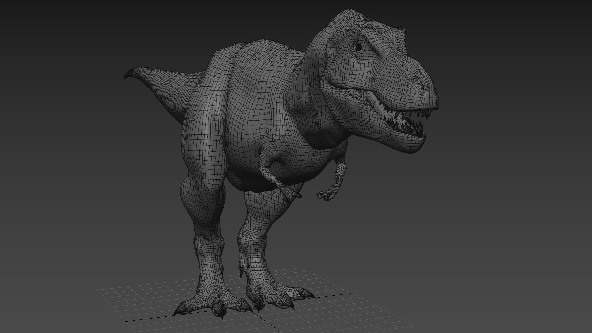 Accurate T Rex 8K - fully animated 3D model_19