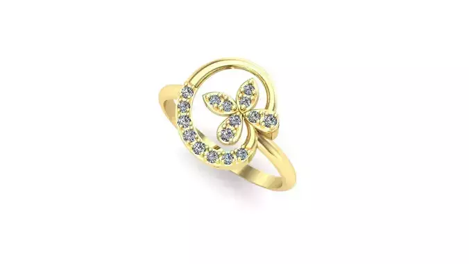 diamond ring 3d cad file