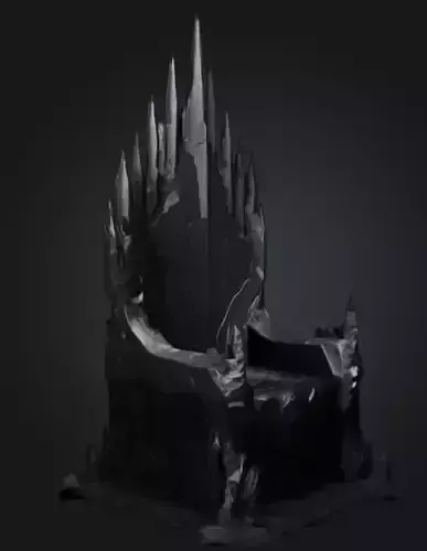 The Shadowspire Seat Free low-poly 3D model