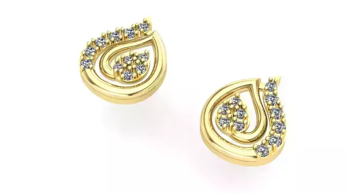 diamond stud earring 