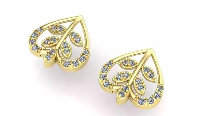 diamond earring stud 