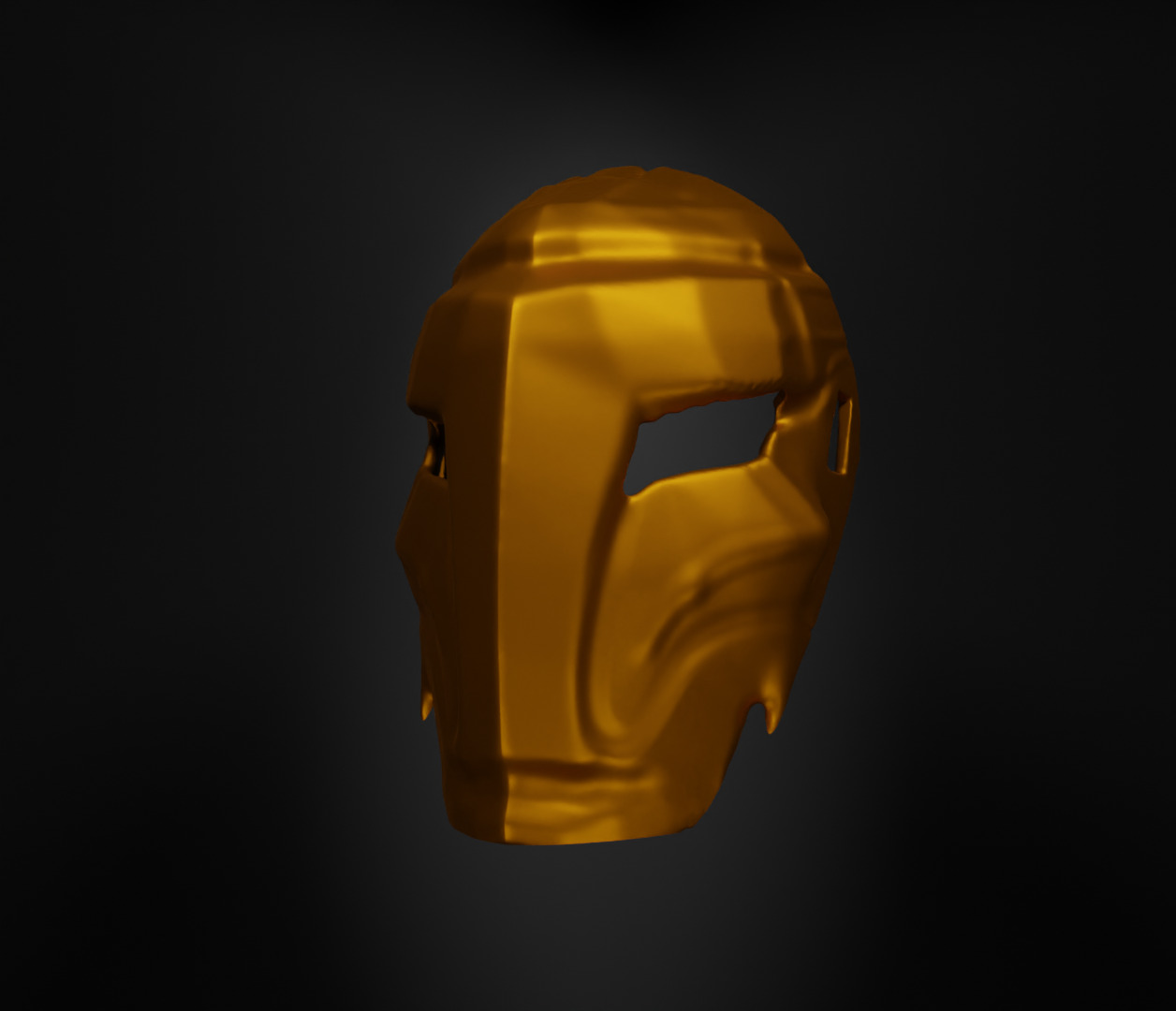 Scimitar Fortnite Face Helmet Troll Face Mask - Scimitar Mask 3D print model_16