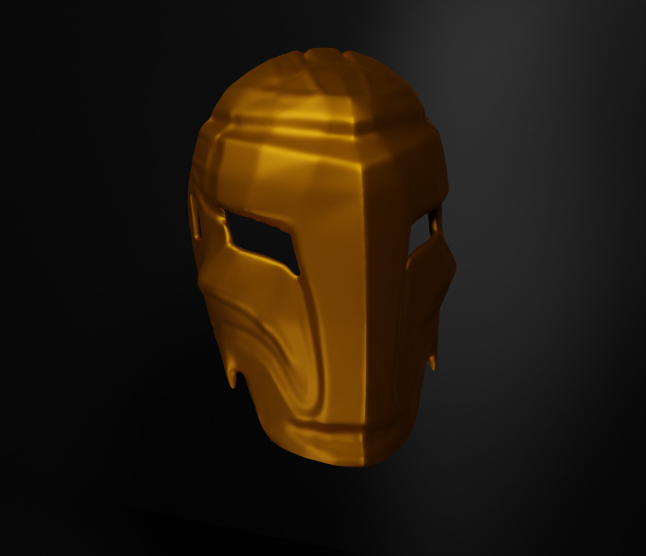Scimitar Fortnite Face Helmet Troll Face Mask - Scimitar Mask 3D print model_59
