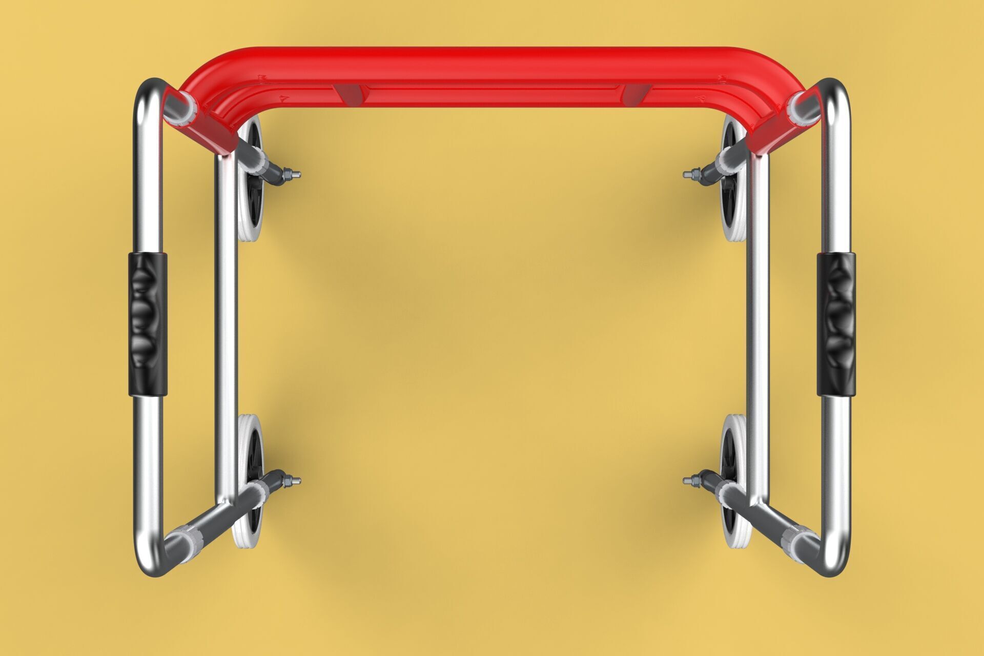 ROLLING WHEELED WALKER ZIMMER WALKING FRAME ROLLATOR FOLDABLE 3D model_5