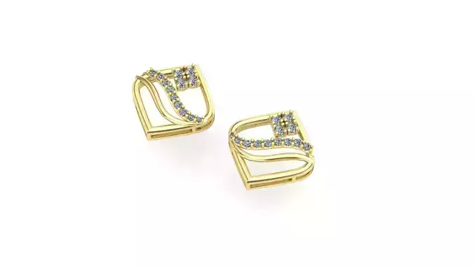 diamond stud earrings
