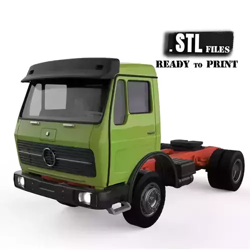 3D Printing Benz NG short Cab 3D Model  Ready for Resin and FDM 