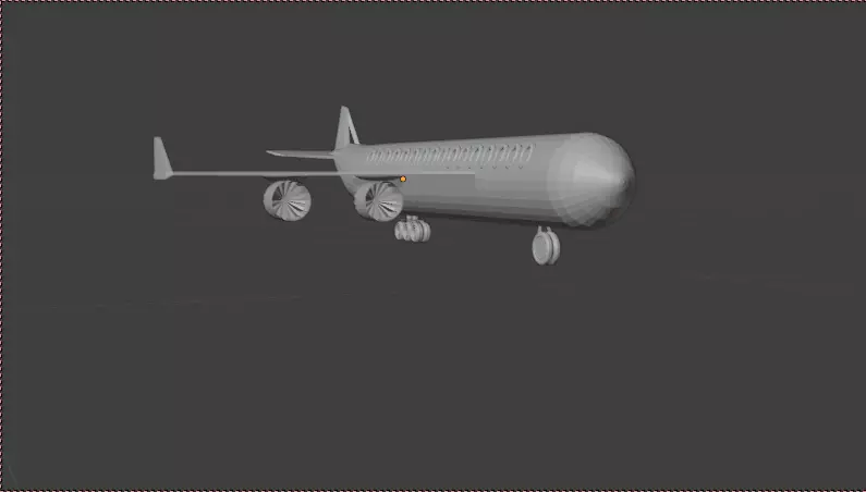 Passanger Aircraft 3D model