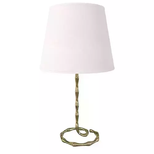 Rose Uniacke french faux bamboo table lamp 