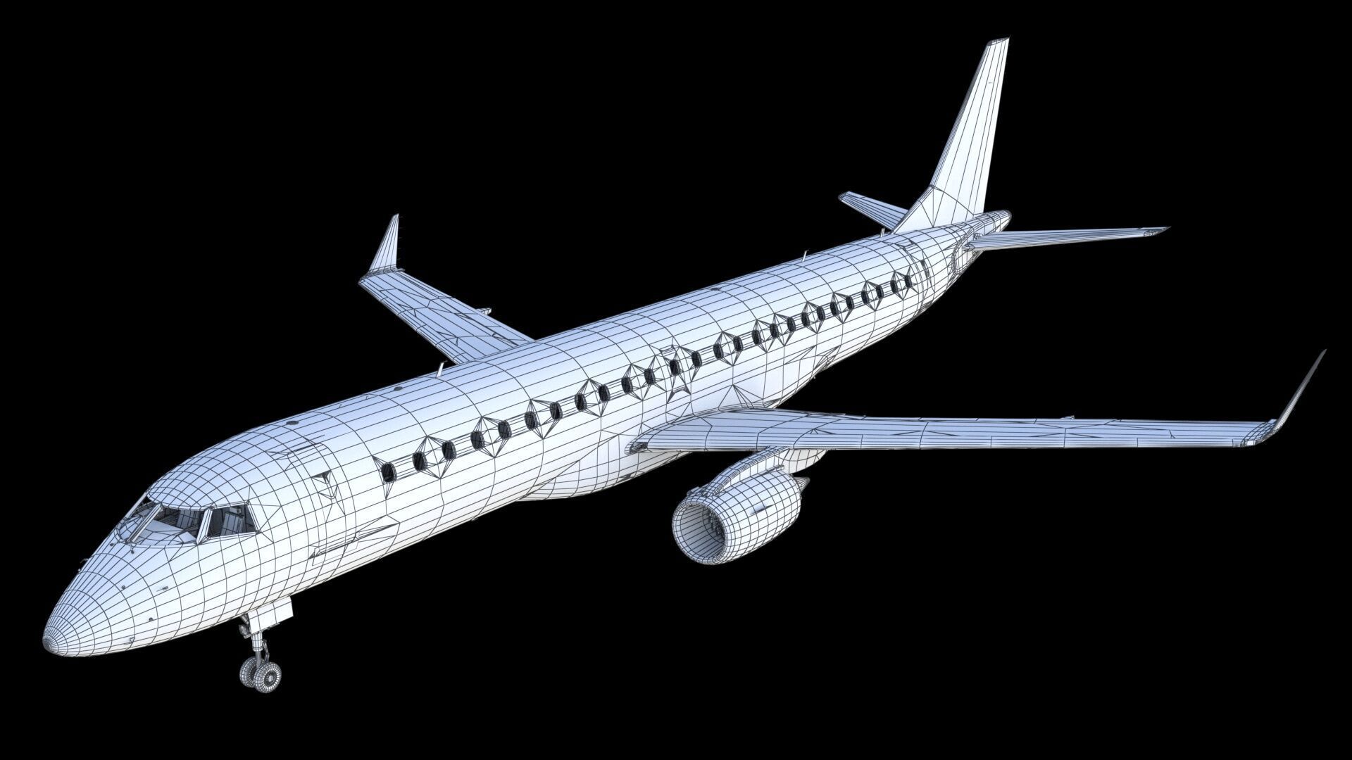 Embraer 190 3D model_15