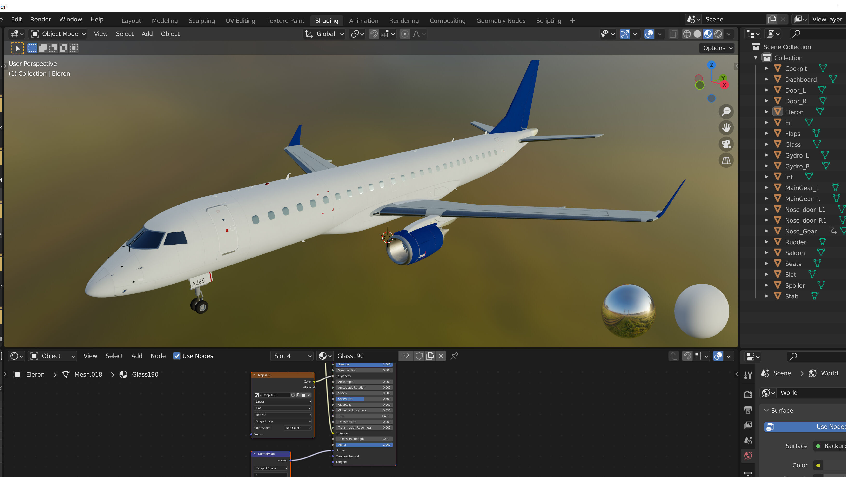 Embraer 190 3D model_12