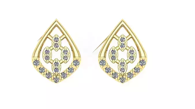 diamond stud earring