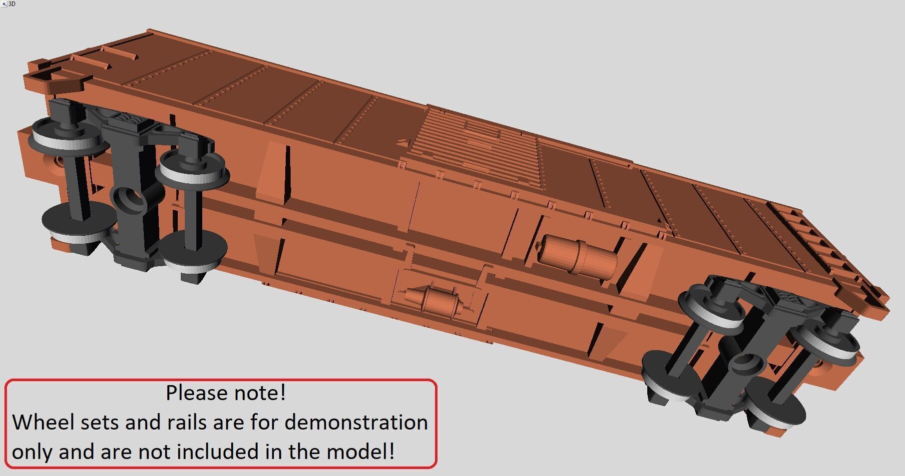 Printable Pennsylvania Railroad X29 Boxcar 1924 in H0 Scale 3D print model_4