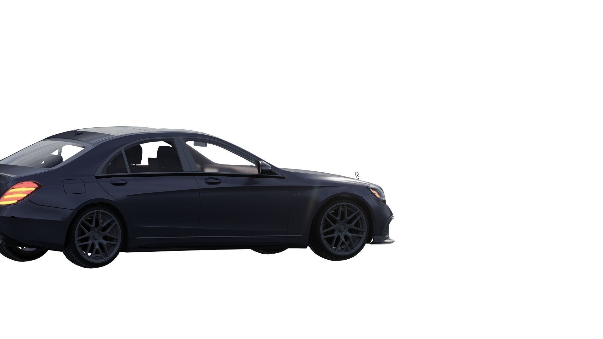 Mercedes S65 AMG with interior 3D model_7