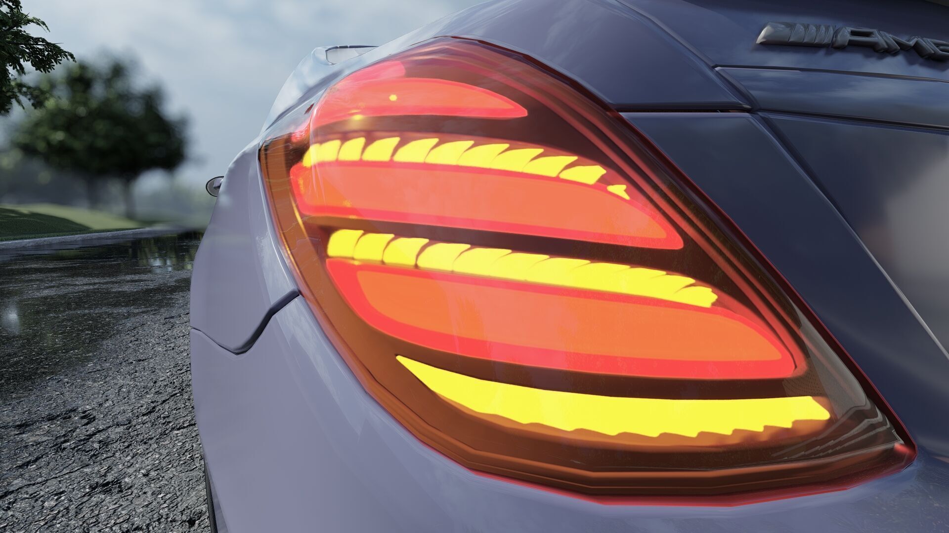 Mercedes S65 AMG with interior 3D model_20