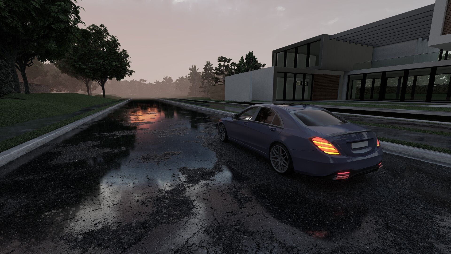 Mercedes S65 AMG with interior 3D model_37