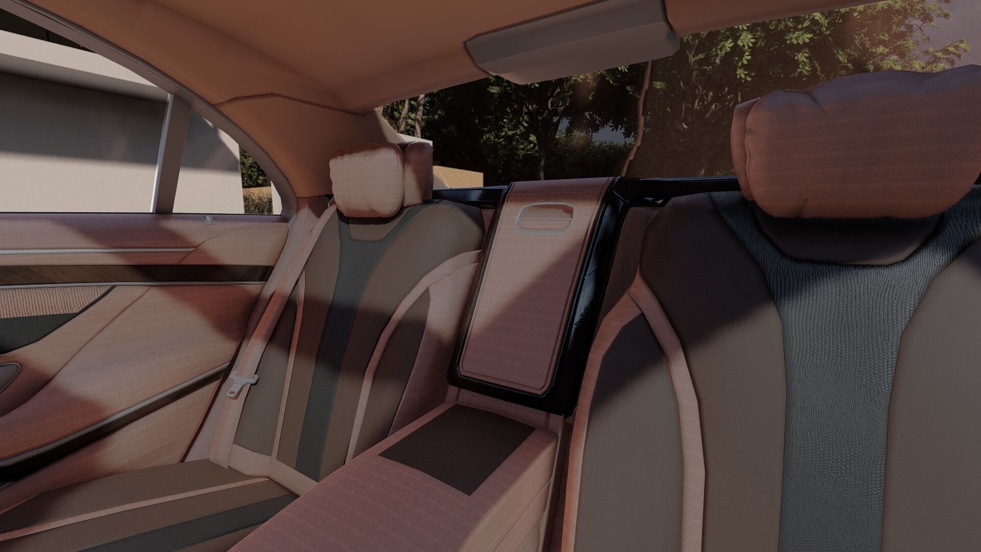Mercedes S65 AMG with interior 3D model_29