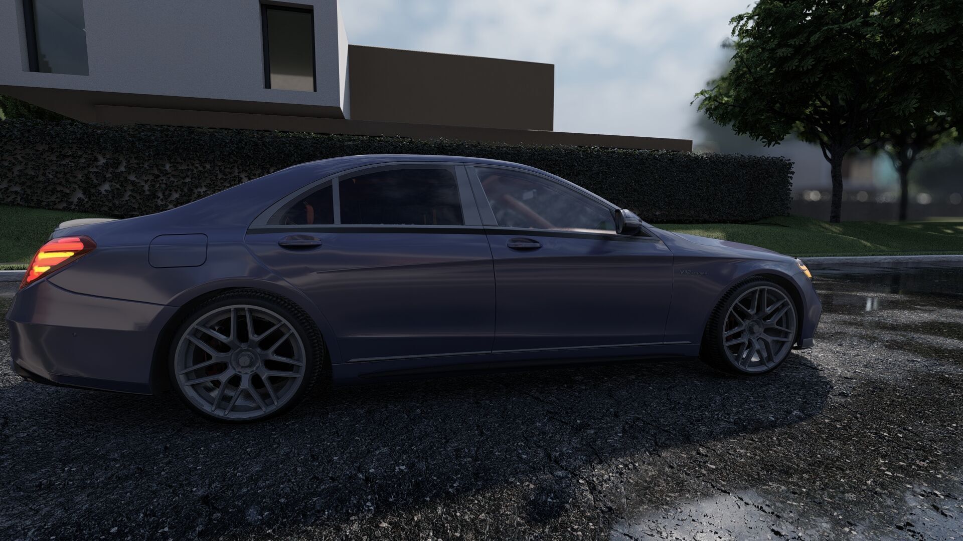 Mercedes S65 AMG with interior 3D model_14