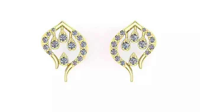 diamond stud earring