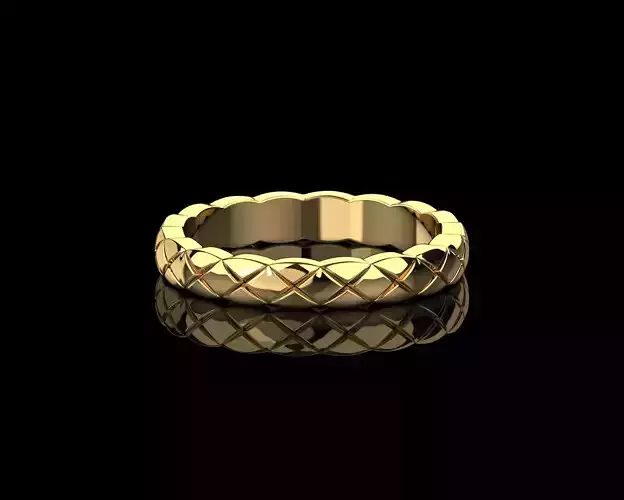 Coco Crush mini ring 18 Size N217 3D print model