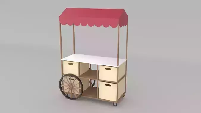 market and food cart