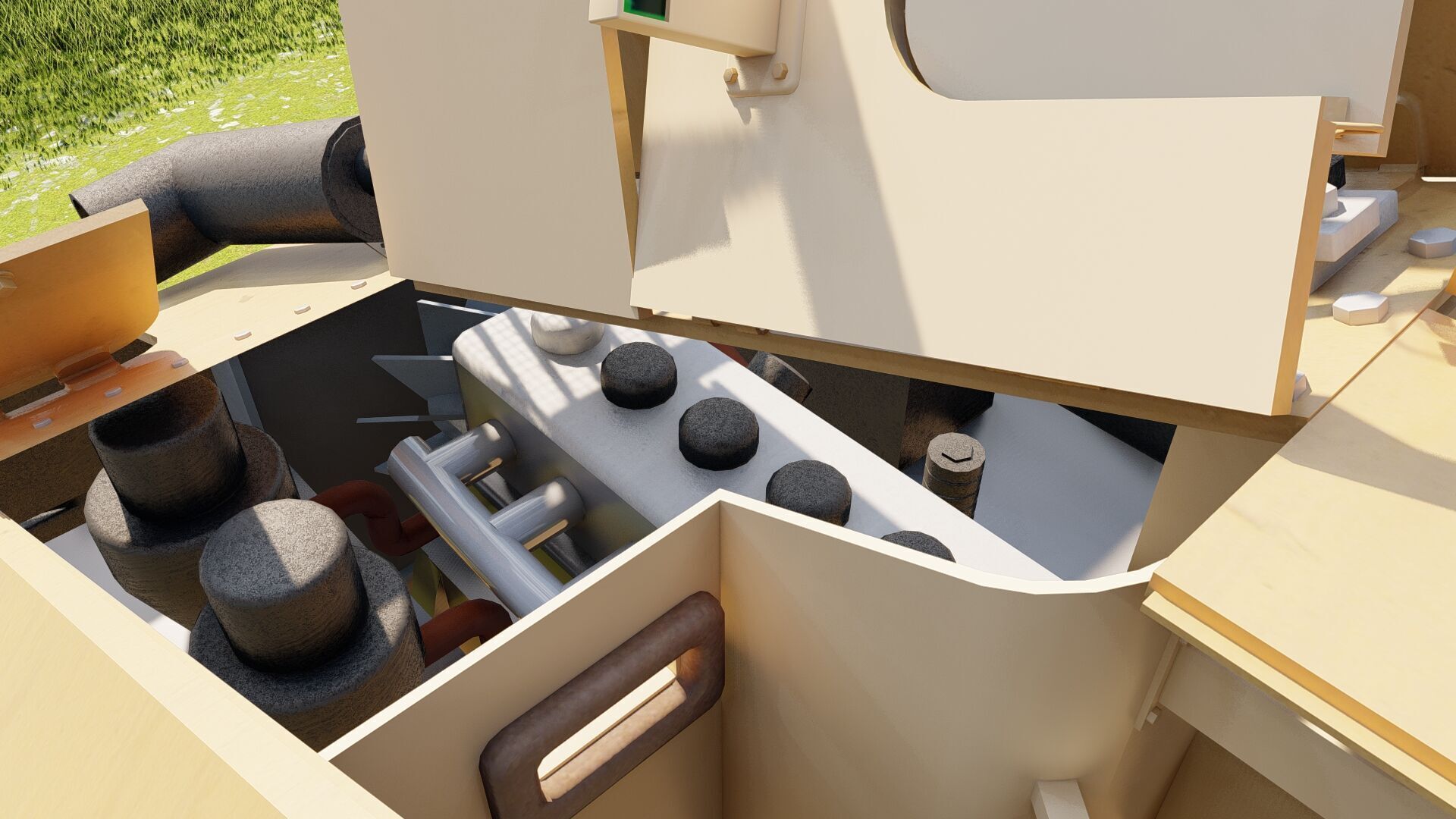 Jagdpanzer 38 Hetzer with interior 3D model_18