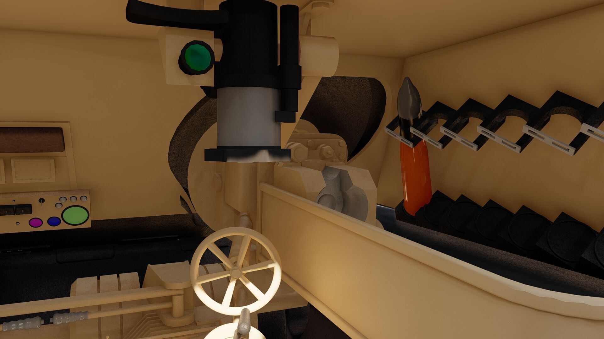 Jagdpanzer 38 Hetzer with interior 3D model_15