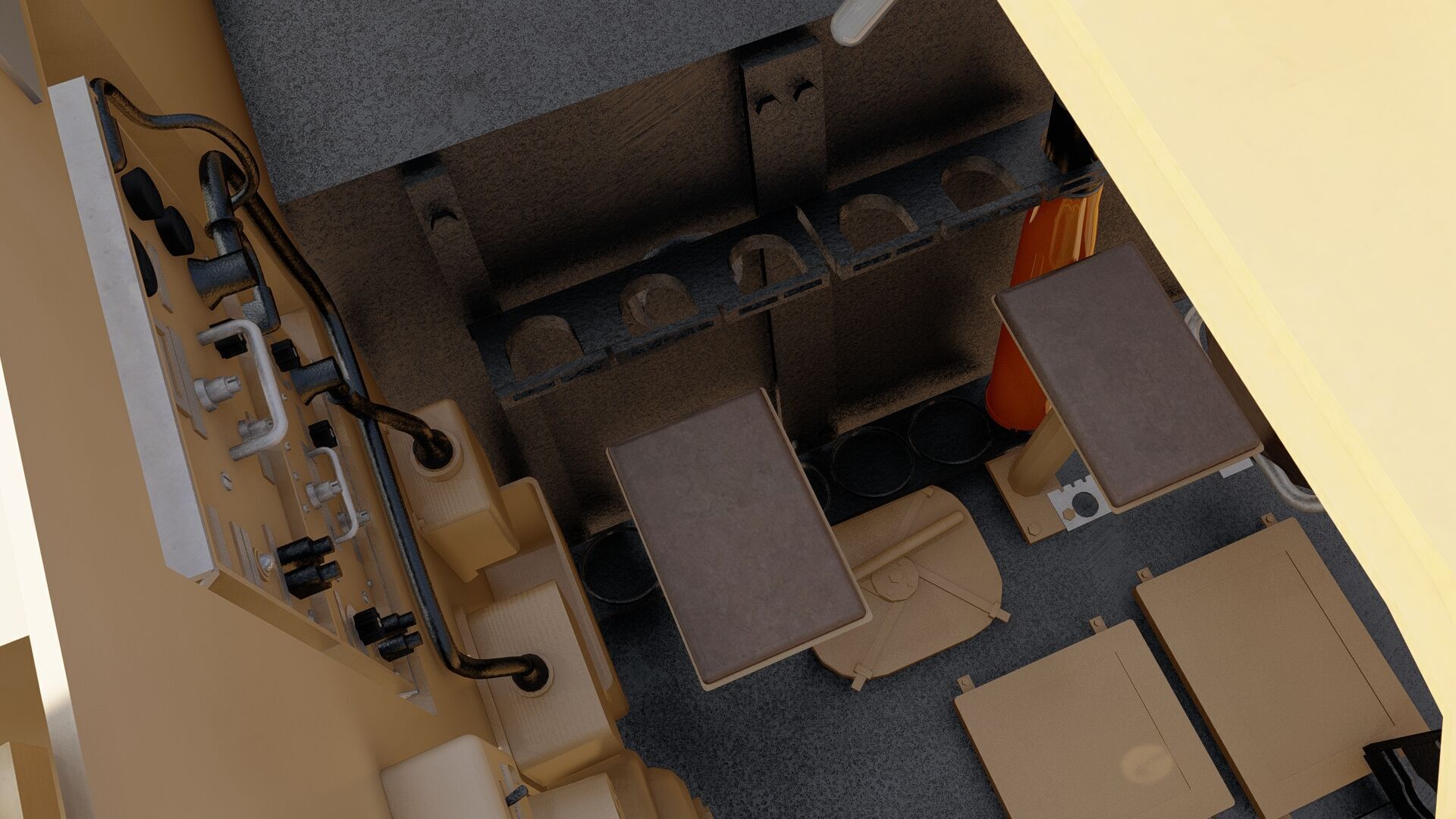 Jagdpanzer 38 Hetzer with interior 3D model_17