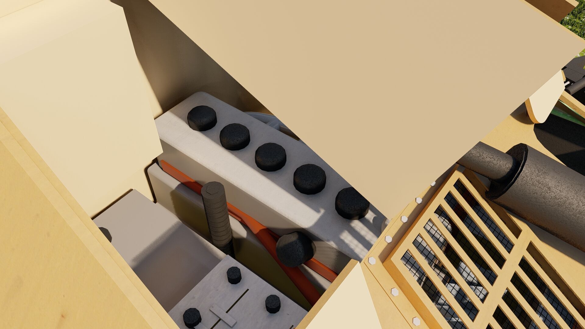 Jagdpanzer 38 Hetzer with interior 3D model_11