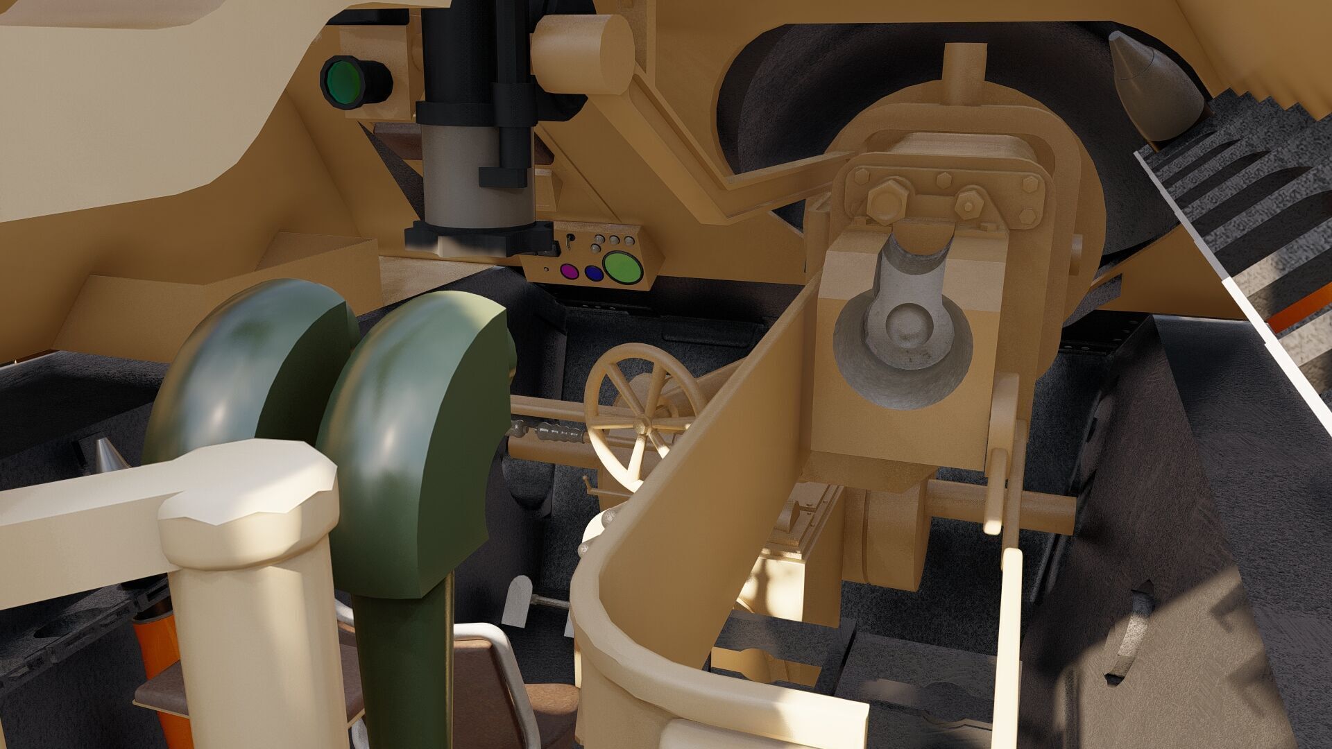 Jagdpanzer 38 Hetzer with interior 3D model_13