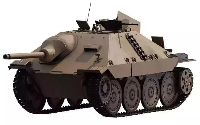 Jagdpanzer 38 Hetzer with interior