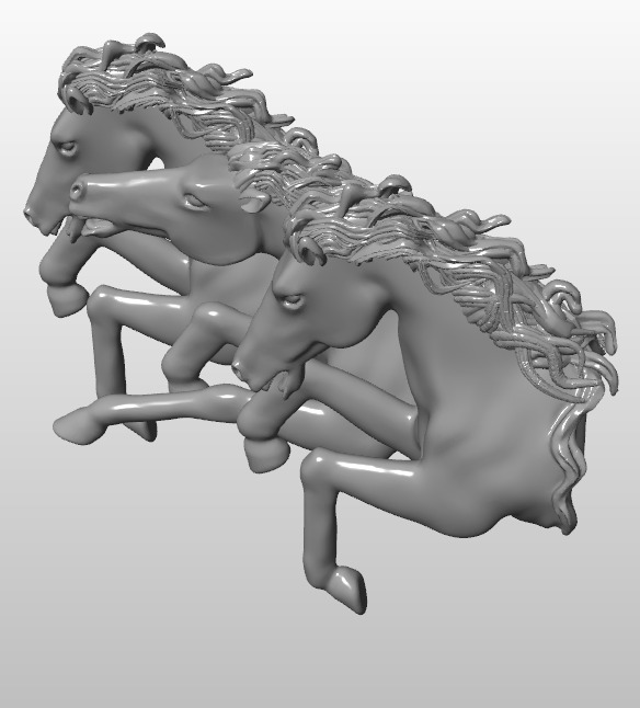 CABALLOS CARRERA 3D print model_1