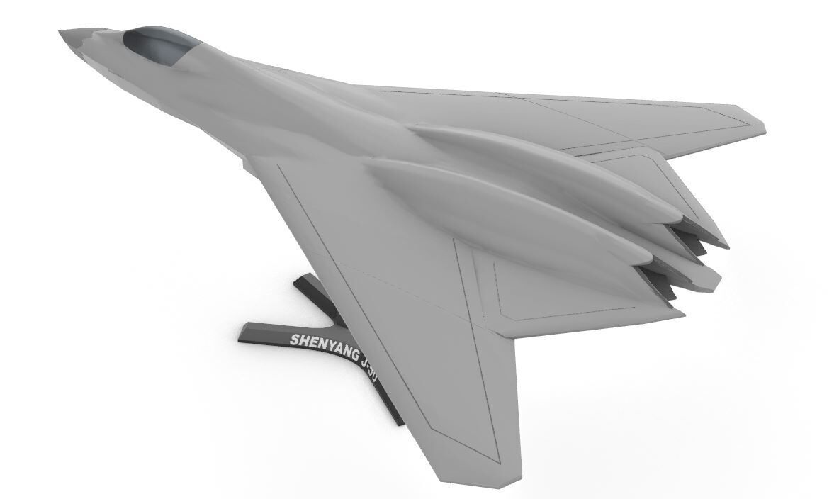 Shenyang J-50 6th Generation Fighter 3D print model_4