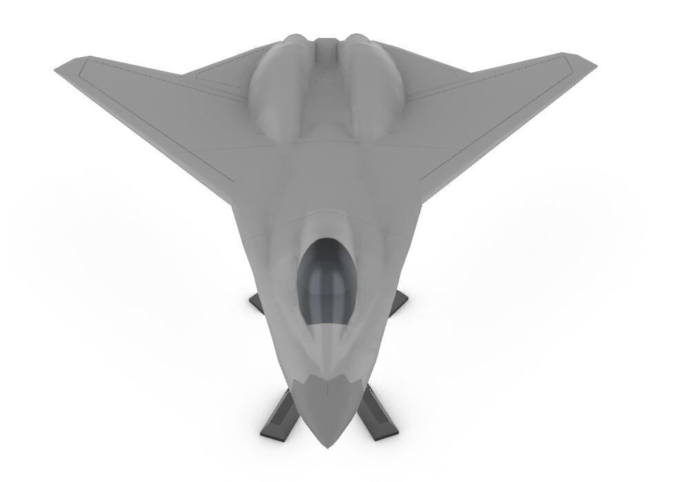 Shenyang J-50 6th Generation Fighter 3D print model_2