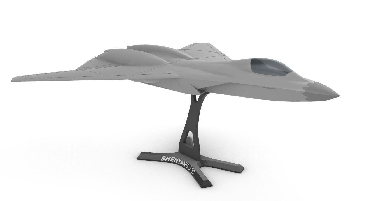 Shenyang J-50 6th Generation Fighter 3D print model_6