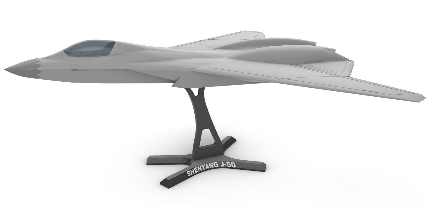 Shenyang J-50 6th Generation Fighter 3D print model_3