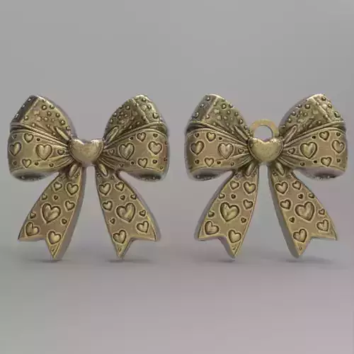 valentines day heart ribbon bow decor 