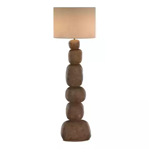 Stacked Pebble Floor Lamp 3D model