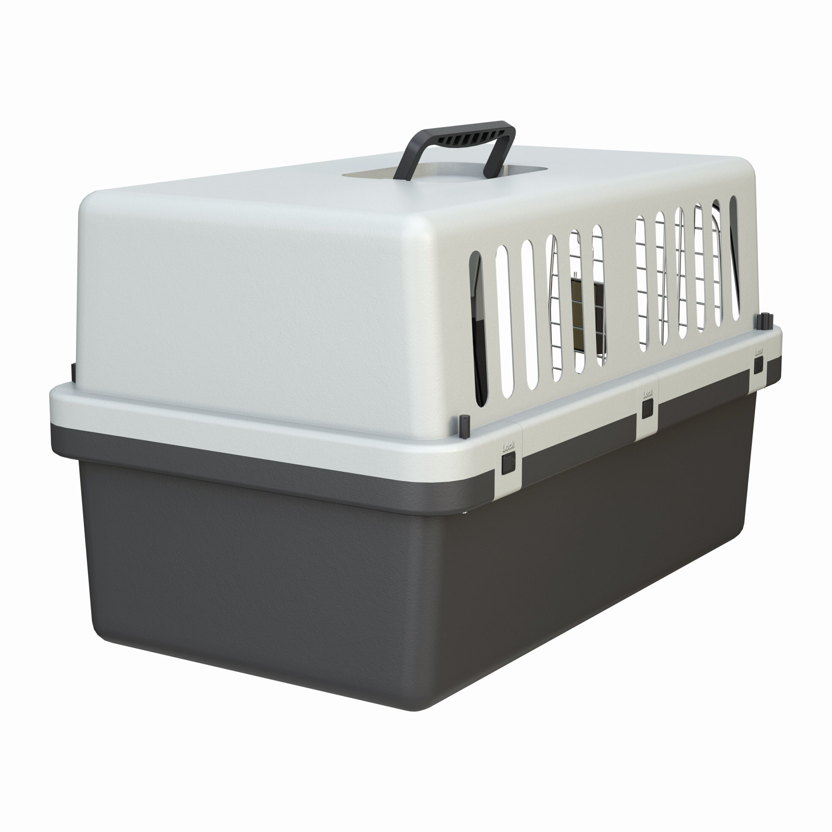 Pet Carrier Low-poly 3D model_6