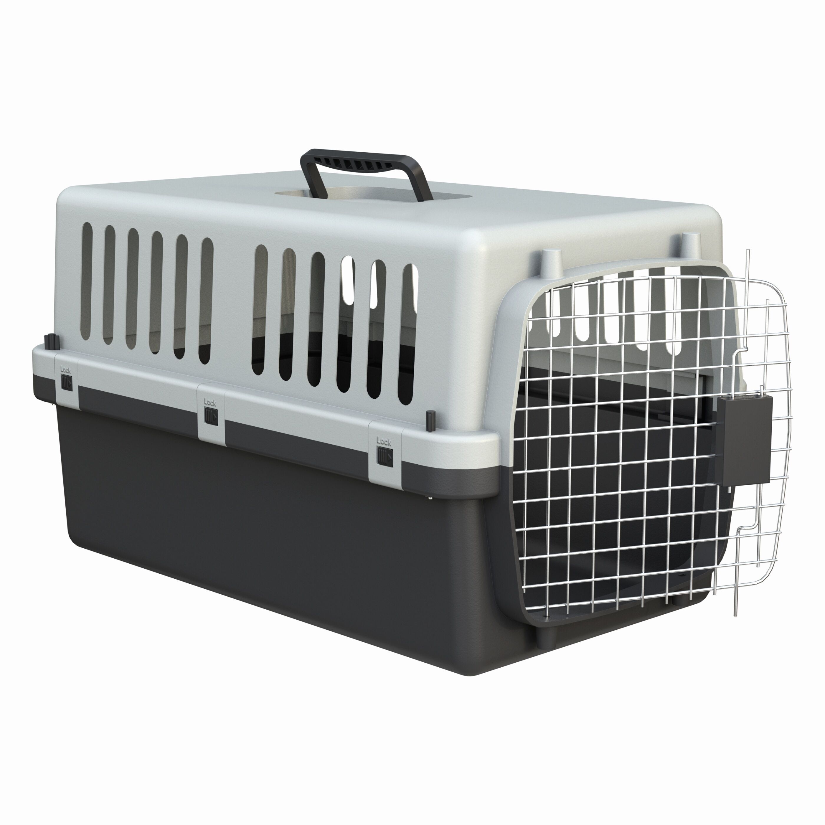 Pet Carrier Low-poly 3D model_2