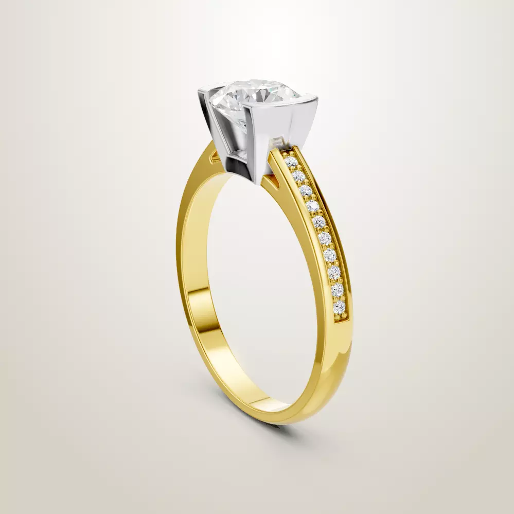 Engagement Wedding Ring 67 3D print model