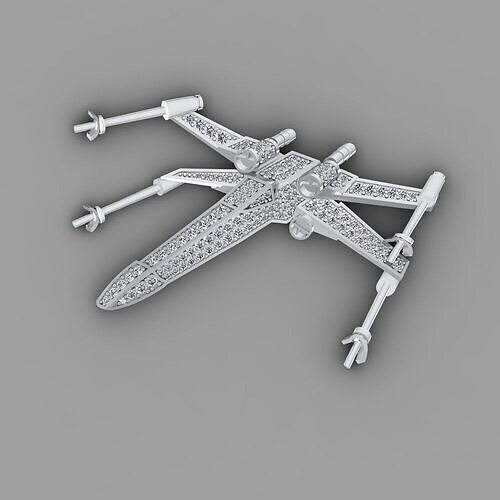 Star Wars X Wing  Pendant  3D print model