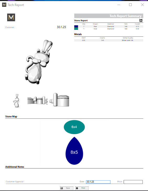 Pendant Cat 3D print model_10