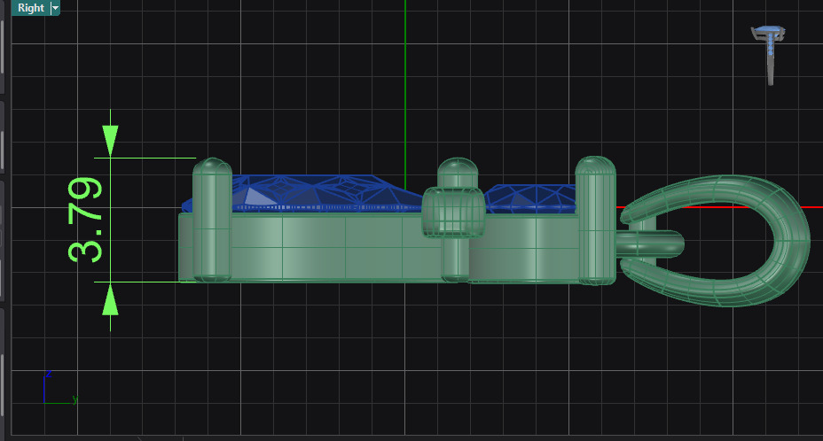 Pendant Cat 3D print model_5