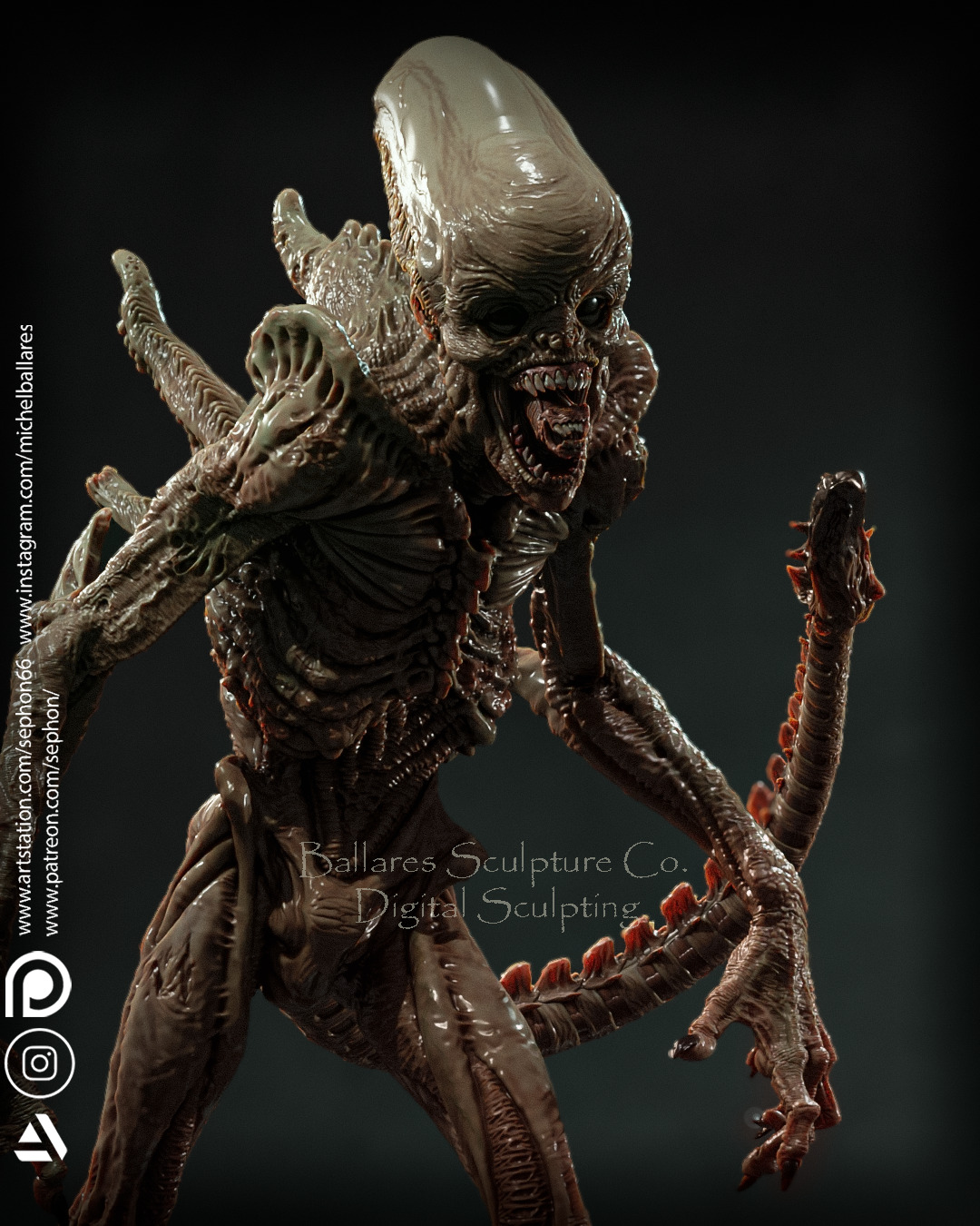 ALIEN BY CREATIVE GEEK MB 3D print model_5