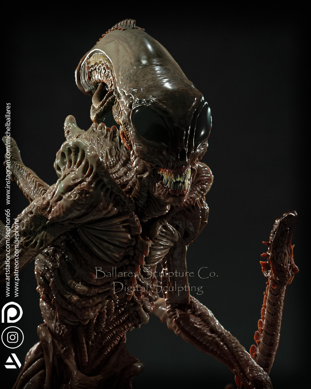 ALIEN BY CREATIVE GEEK MB 3D print model_2